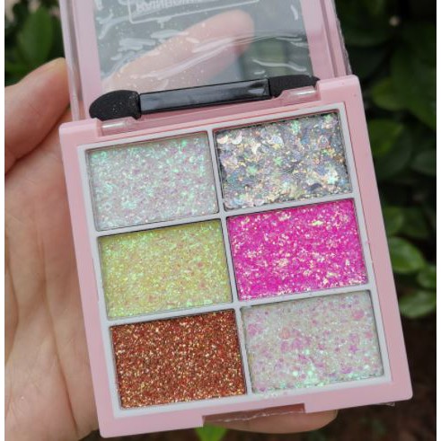 Nhũ Mắt 6 ô Lameila Rainbow Sequins No.5072