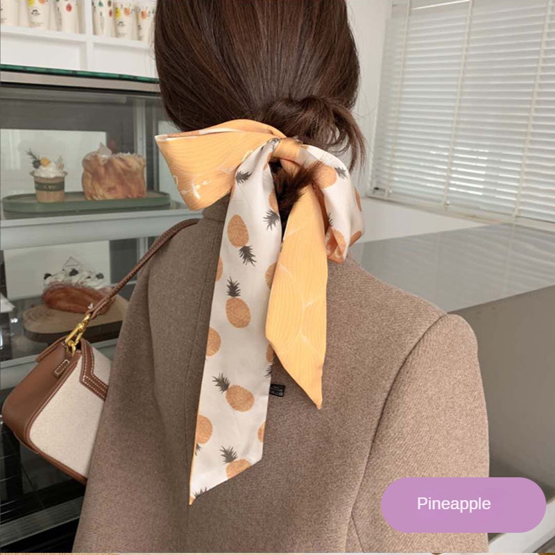 Băng Đô Vải Lụa Thắt Nơ Phong Cách Mori Hàn Quốc Cổ Điển Dành Cho Nữ La139