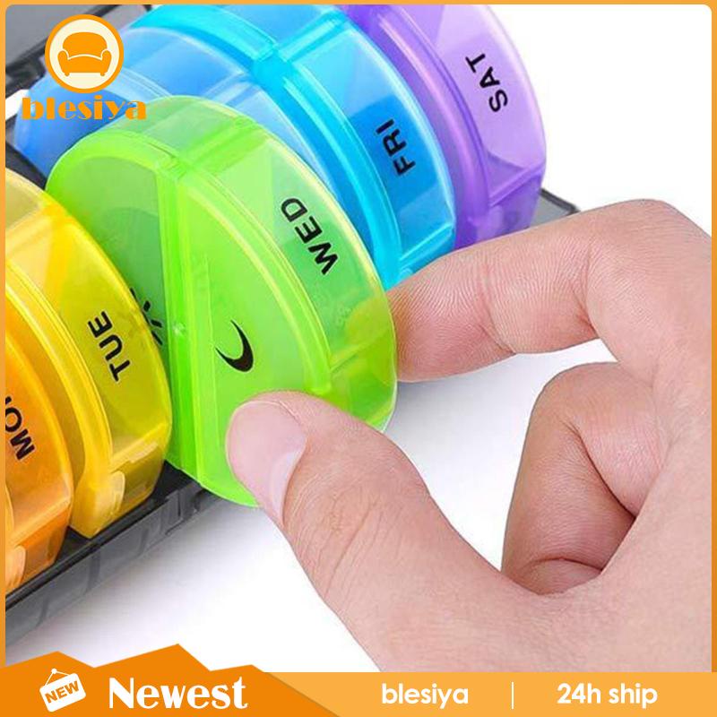 Hộp Đựng Thuốc Chia Hai Ngày 7 Ngày 2 Lần Cho Thuốc Uống