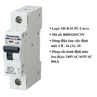 Cầu dao tự động Panasonic BBD1201CNV