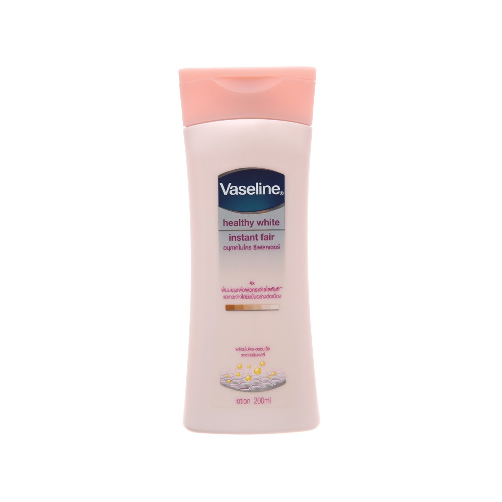 Sữa dưỡng thể trắng da tức thì Vaseline Healthy White Instant Fair 200ml