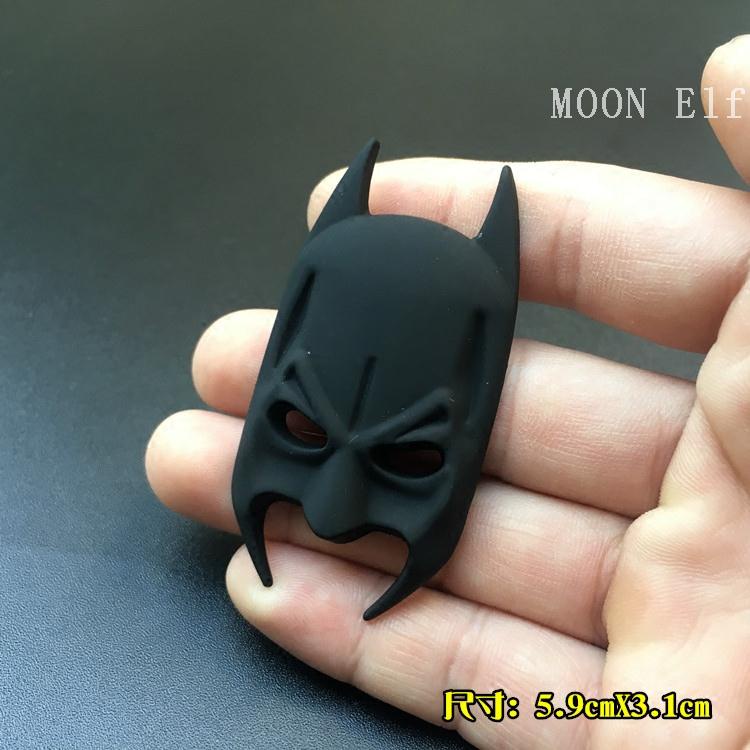 Miếng dán trang trí xe hơi hình logo Superman vs Batman 3D bằng kim loại