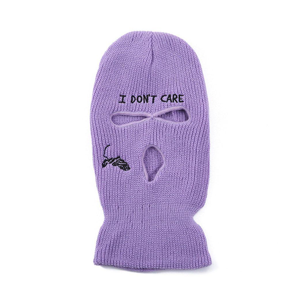 Mũ Len Beanie 3 Lỗ Giữ Ấm Thời Trang