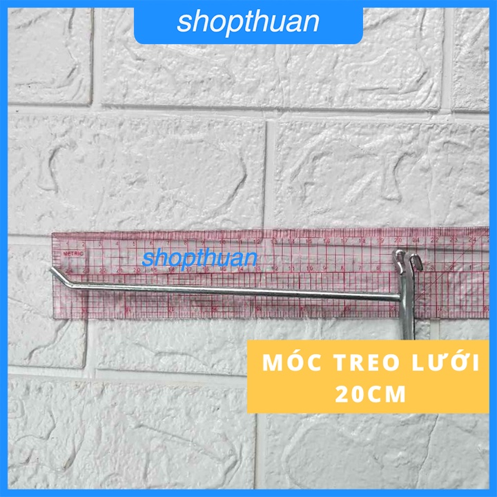 Móc lưới sắt 20cm - đường kính tay lưới 5mm - móc treo lưới, móc sắt treo