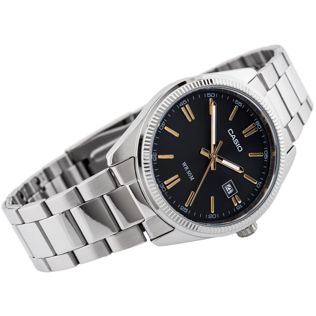 Đồng hồ nam dây kim loại Casio chính hãng Anh Khuê MTP-1302D-1A2VDF (38mm)