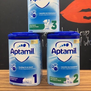 Sữa Aptamil Xanh mẫu mới số 1,2,3 Đức xách tay