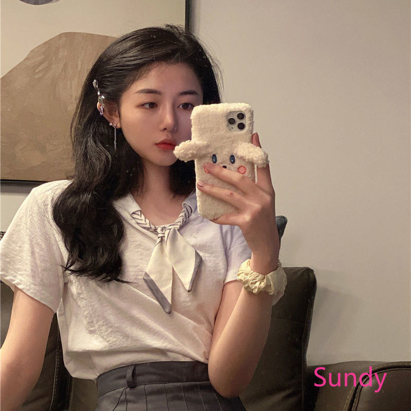 Áo thun dáng rộng thời trang mùa hè phong cách Hàn Quốc cho nữ