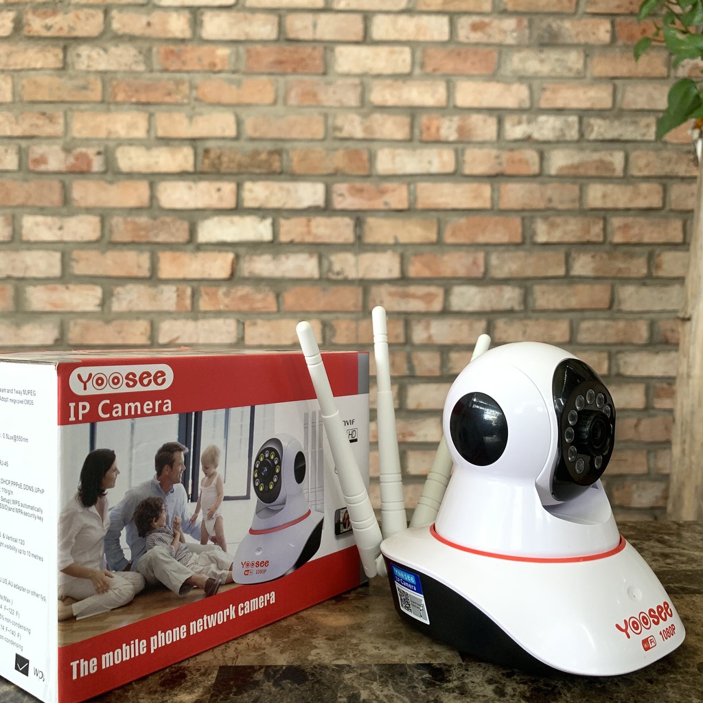  CAMERA YOOSEE 3 RÂU 8 LED HD1080 - 2.0Mps - QUAY ĐÊM CÓ MÀU KHI BẬT ĐÈN LED CHIẾU SÁNG | BigBuy360 - bigbuy360.vn