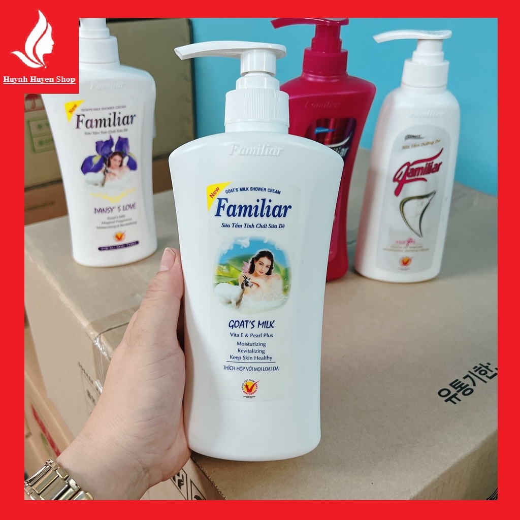 Sữa tắm Familiar 4 mùi quyến rũ chai 450, 500ml