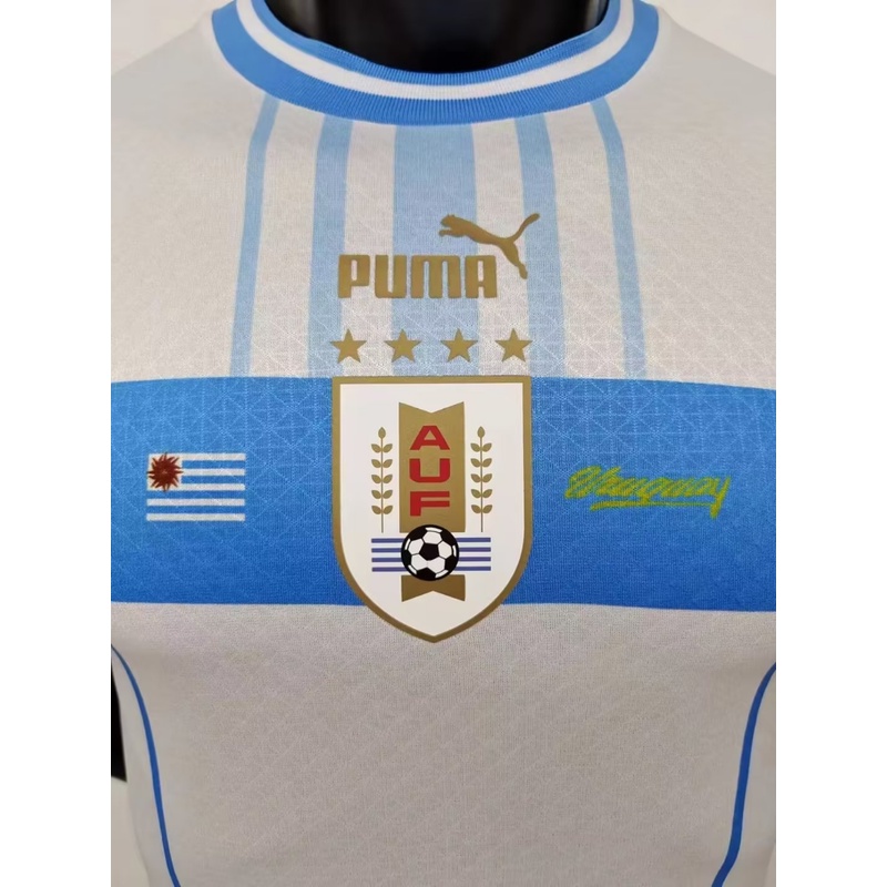 Áo Thun Thể Thao Tay Ngắn Số 22-23 Uruguay away S-XXL
