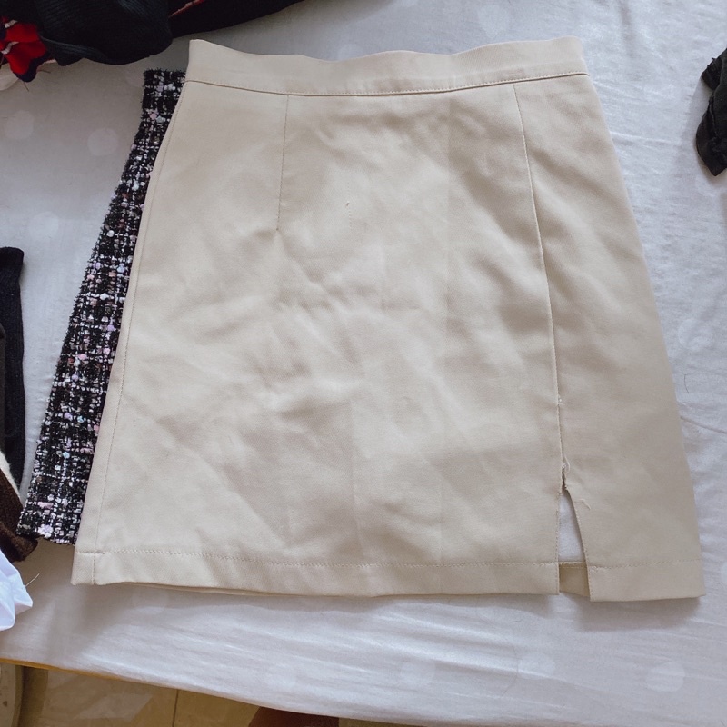 Chân váy dạ tweed thanh lý