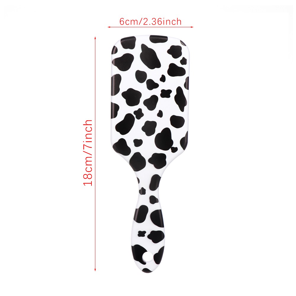 [Hàng mới về] Lược chải tóc 3d họa tiết da báo chuyên dụng cho salon