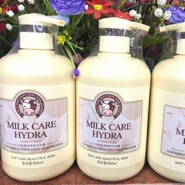 SỮA TẮM CON BÒ MILK CARE HYDRA 800ML .