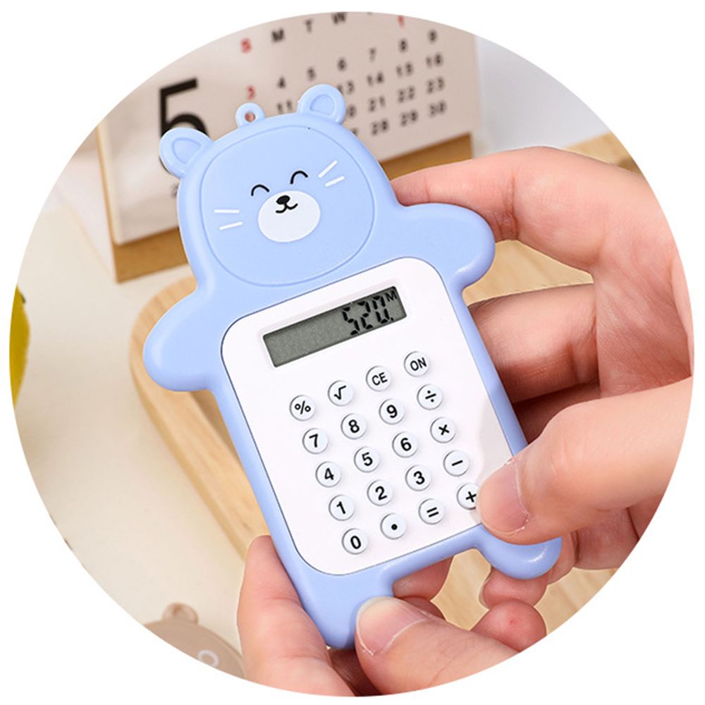 Máy tính cầm tay mini siêu mỏng 8 chữ số dễ thương cho trẻ em