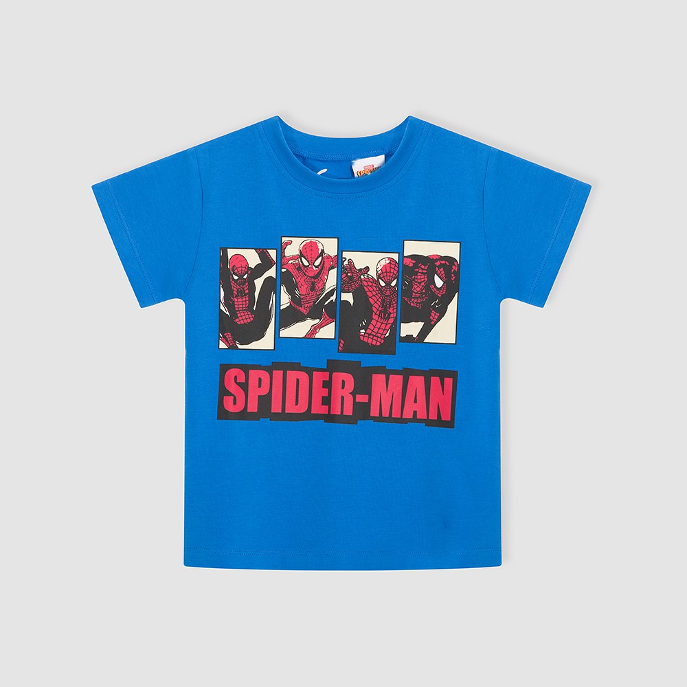 Áo thun bé trai ngắn tay RABITY cotton in hình Spiderman người nhện 5404