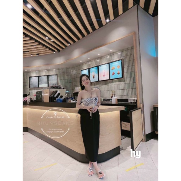 Áo 2 dây chữ NY cá tính