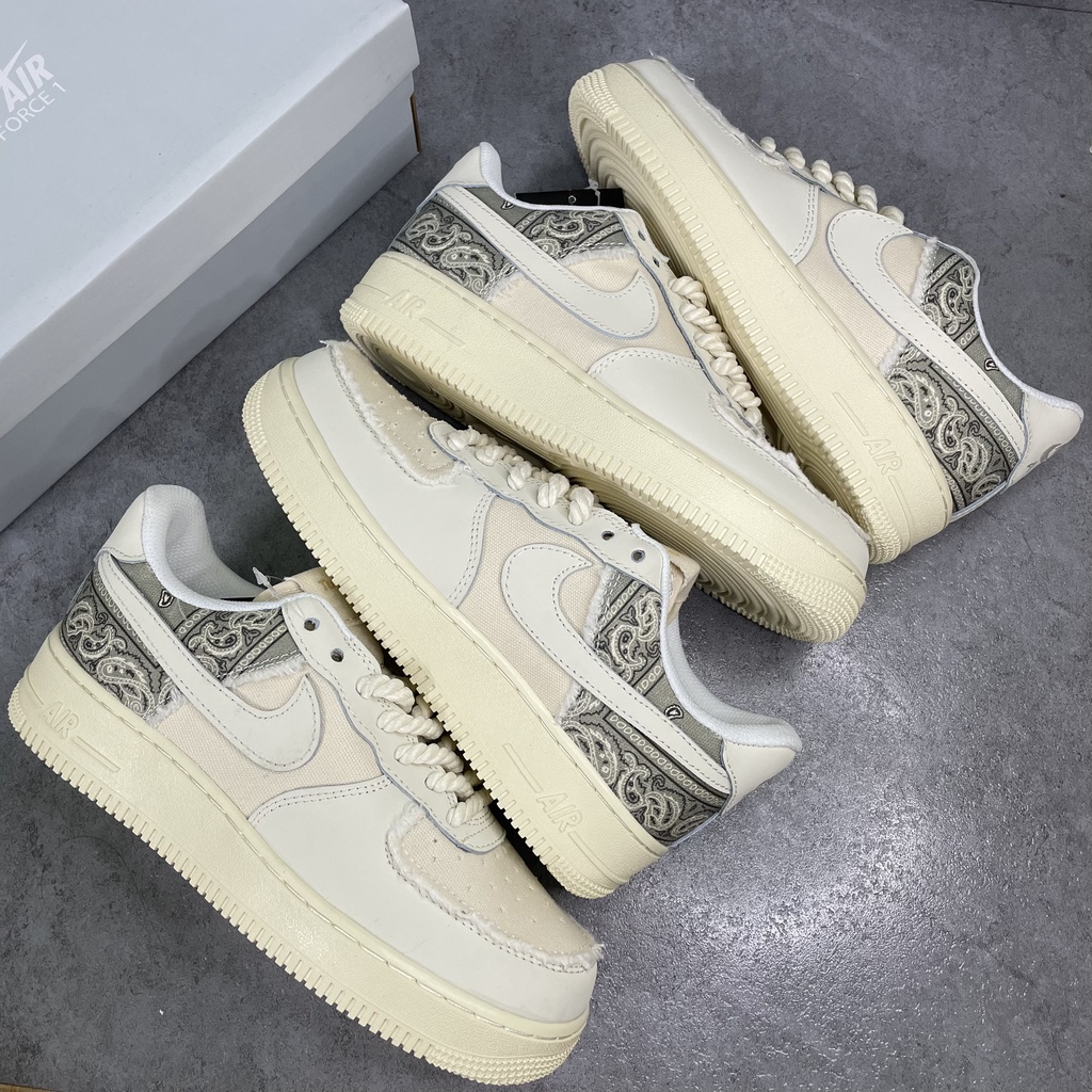 Giày AF1 Dây Thừng, Giày Thể Thao AIR FORCE 1 Mũi Rách Bản Mới 2022 Cao ...