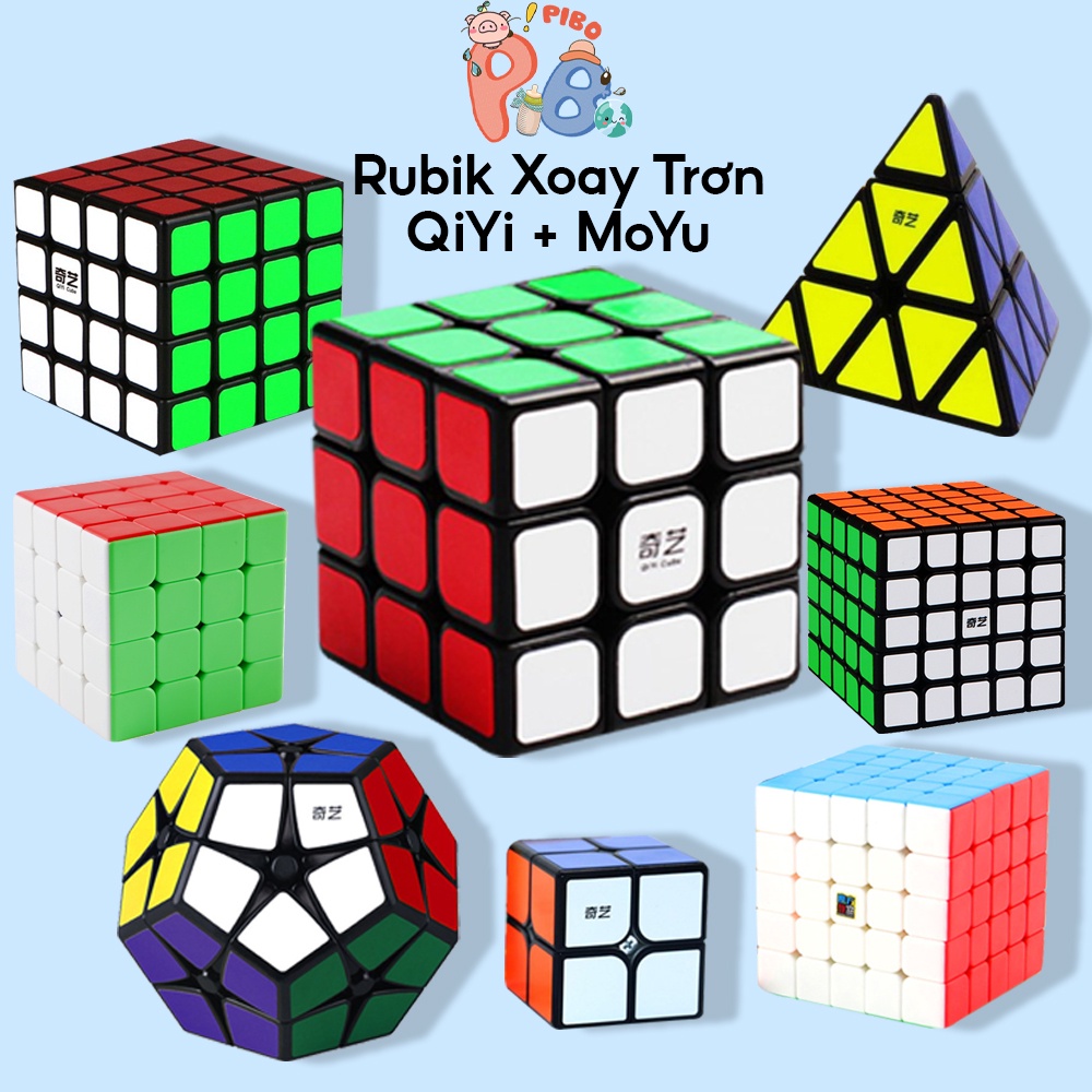 Rubik 3×3 Qiyi Sail W 3 Tầng Khối Lập Phương Ma Thuật Cho Bé- PiBo Store