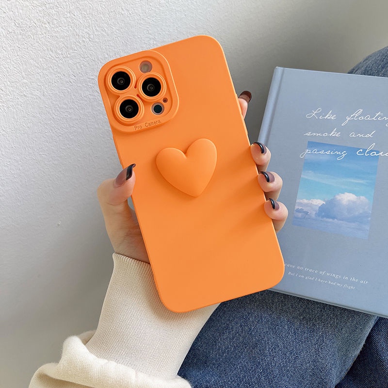 Ốp lưng iphone Cam gắn charm tim bảo vệ camera 7plus x xsmax 11 11promax 12 12pro 12promax 13 13pro 13proma DT13