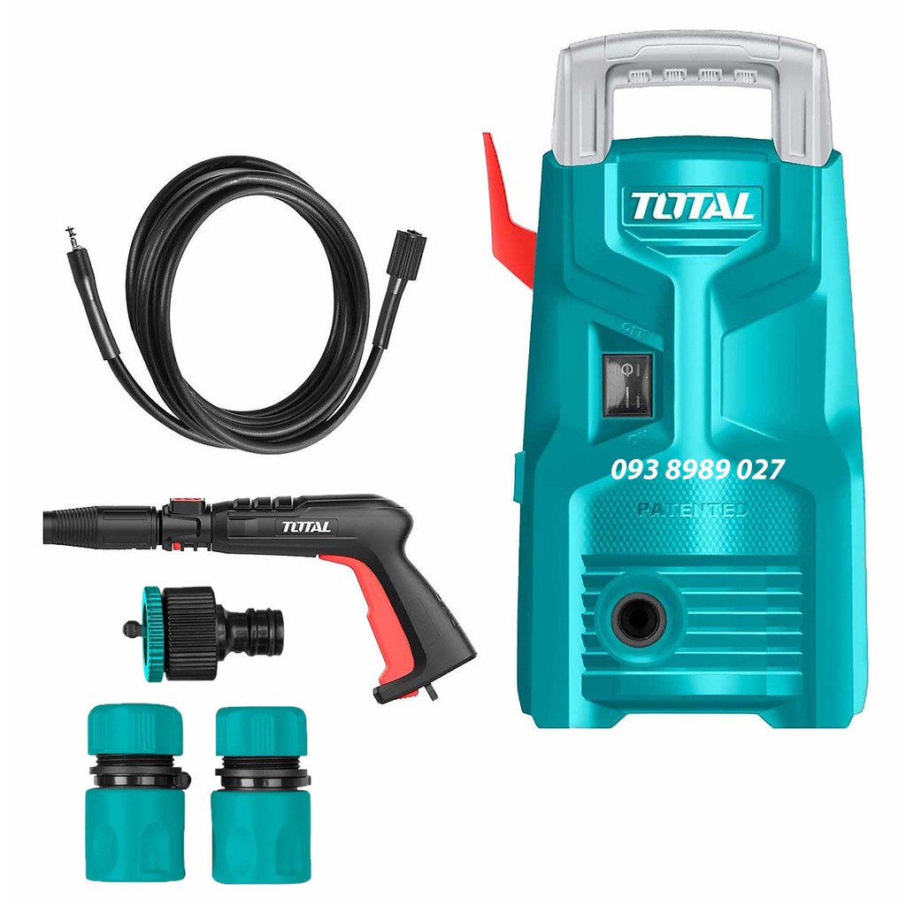 Máy xịt rửa xe áp lực cao Total - 1200w TGT113026