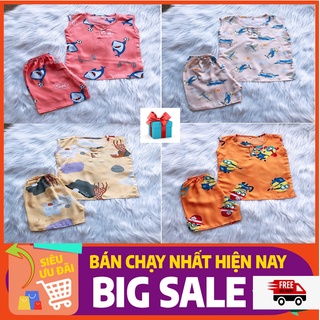 [Siêu phẩm trở lại SIZE 10-20 KG] Bộ tole sát nách bé trai - Đồ tole ba lỗ bé trai - Đồ mặc nhà bé trai vải tole