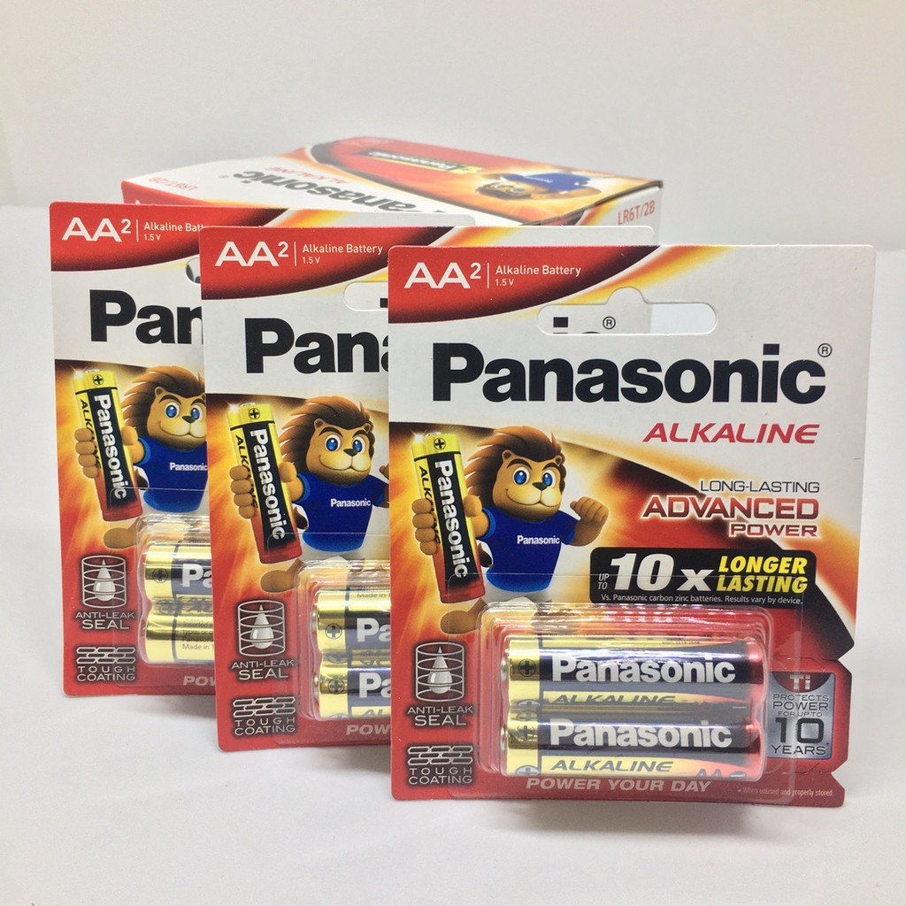 [TOPPIN] 3 Vỉ Pin AA Panasonic Alkaline ( Vỉ 2 Viên )