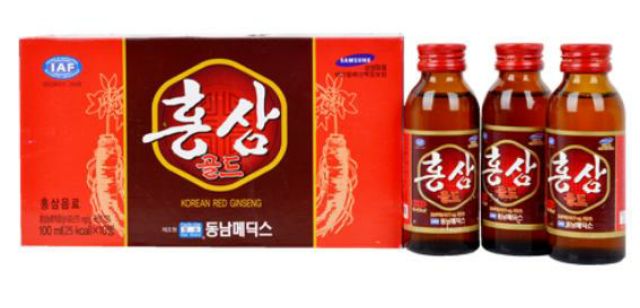 SÂM HOÀNG DIỆU -  Nước uống hồng sâm Dongnam hộp 10 chai x 100ml | BigBuy360 - bigbuy360.vn