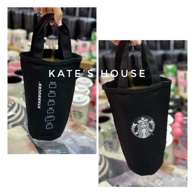 Túi gấu đựng Ly - bộ sưu tập Giáng Sinh Starbucks Taiwan 2021