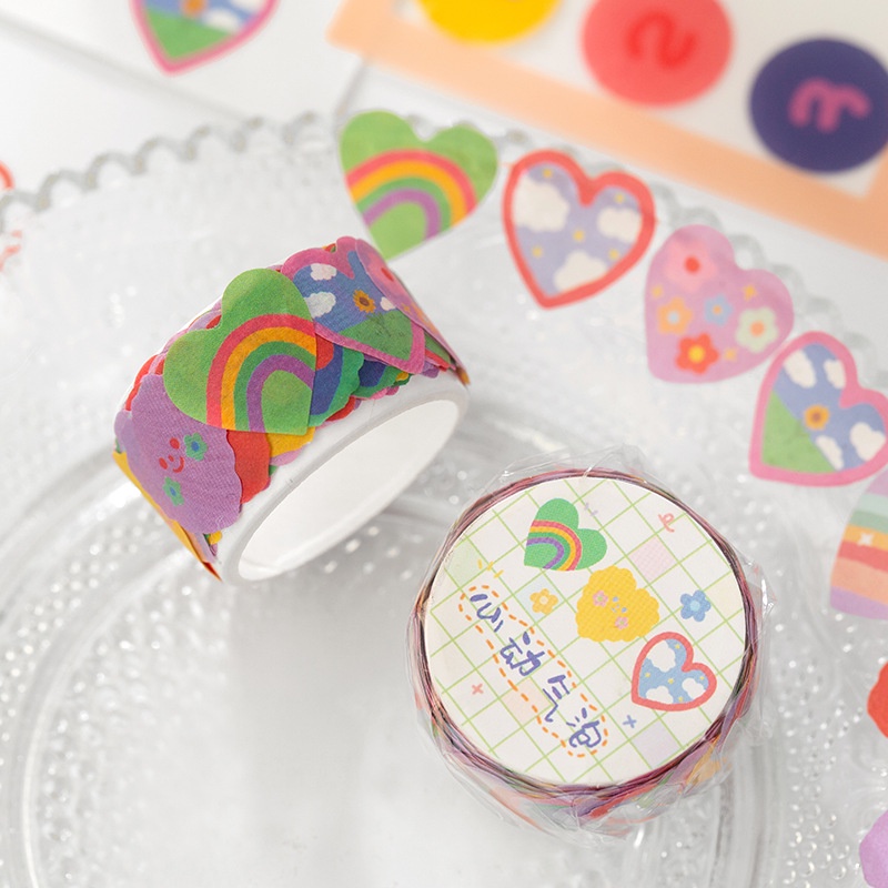 100 miếng washi tape trang trí sổ tay