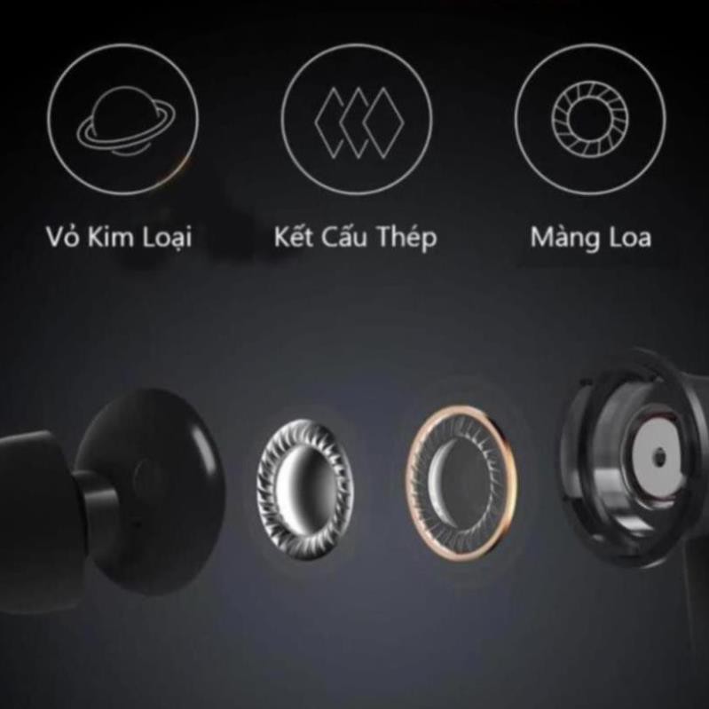 Hàng Chất Tai nghe có dây Xiaomi Piston Lite In Ear jack 3.5mm có mic vỏ nhôm nguyên khối bản quốc tế - BH 6 tháng .