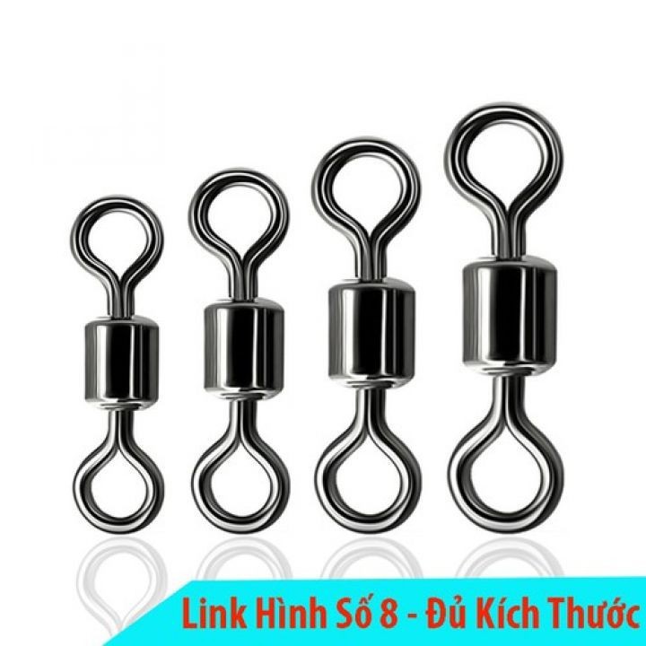 Khóa Link - Khóa số 8 Buộc trục câu đài hình số 8 ( 30 cái )