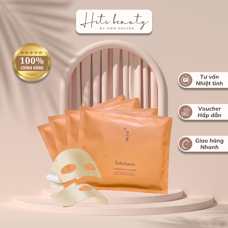 Mặt nạ nhân sâm sulwhasoo tái tạo da chống lão hoá phục hồi da