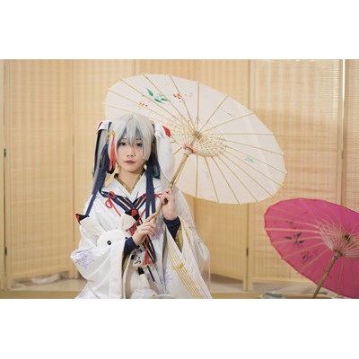 Set COSPLAY Miku Hatsune Snow quần áo tuyết hatune kimono vocaloid