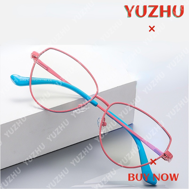 Mắt Kính Gọng Kim Loại Chống Ánh Sáng Xanh Thời Trang Cho Nữ