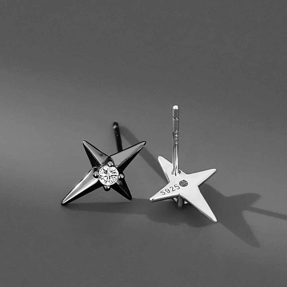 Mxgoods Bông Tai Xỏ Lỗ Màu Trơn Đơn Giản Phong Cách Đường Phố Hàn Quốc Dự Tiệc Cho Nữ