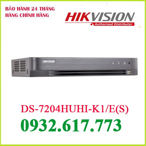 đầu Ghi Hinh Hybrid Tvi Ip 4 Kenh Turbo 4 0 Hikvision Ds 74huhi K1 E S Tại Tp Hồ Chi Minh