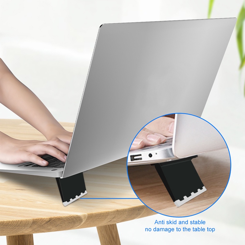 1 Cặp Giá Đỡ Laptop Mini Có Thể Điều Chỉnh Đa Năng