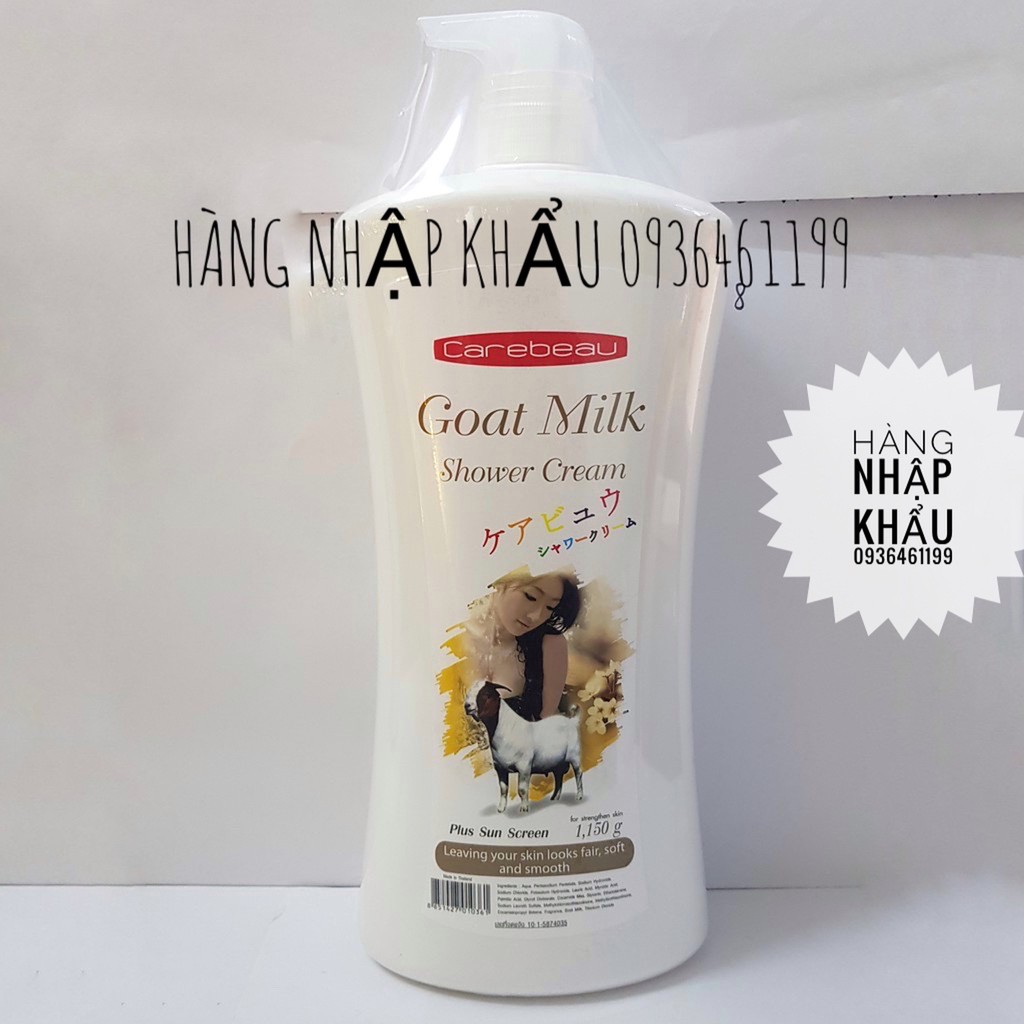 Sữa tắm mịn da và mềm dê Goat Milk cao cấp thái lan 1150ml