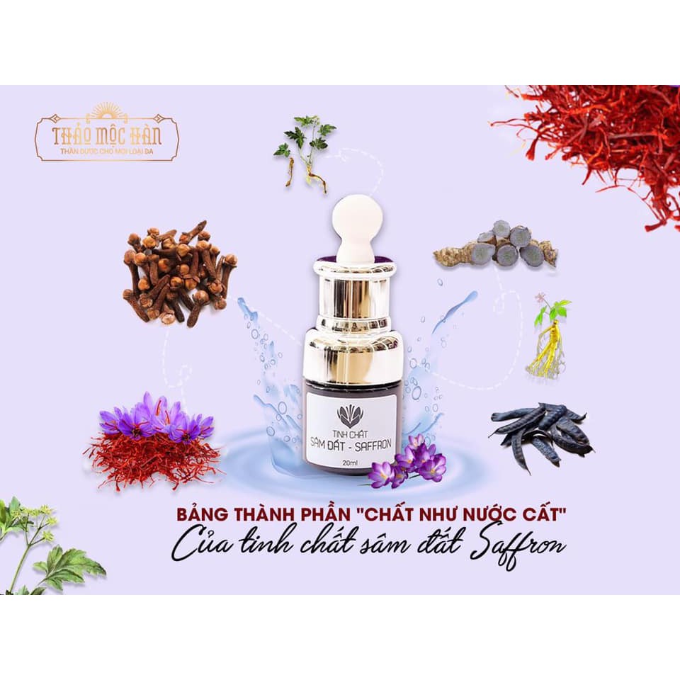 Tinh Chất Sâm Đất-Saffron