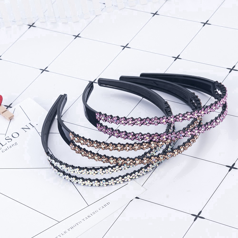 Băng đô đính đá phong cách Hàn Quốc thời trang cho nữ