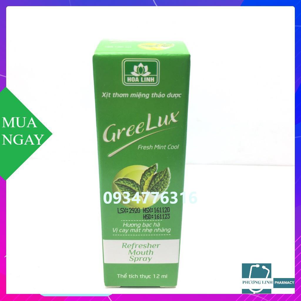 Greelux Xịt thơm miệng thảo dược