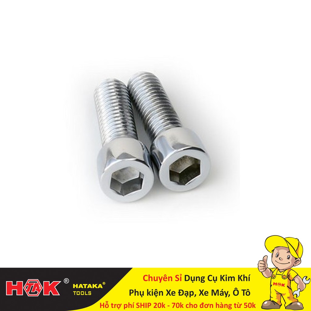 Ốc Chuyên Dụng Xe Đạp 5*12mm - Ốc Lục Giác Titan