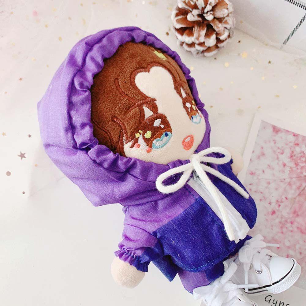 Bộ Quần Áo Cotton Tím Dành Cho Búp Bê Thần Tượng