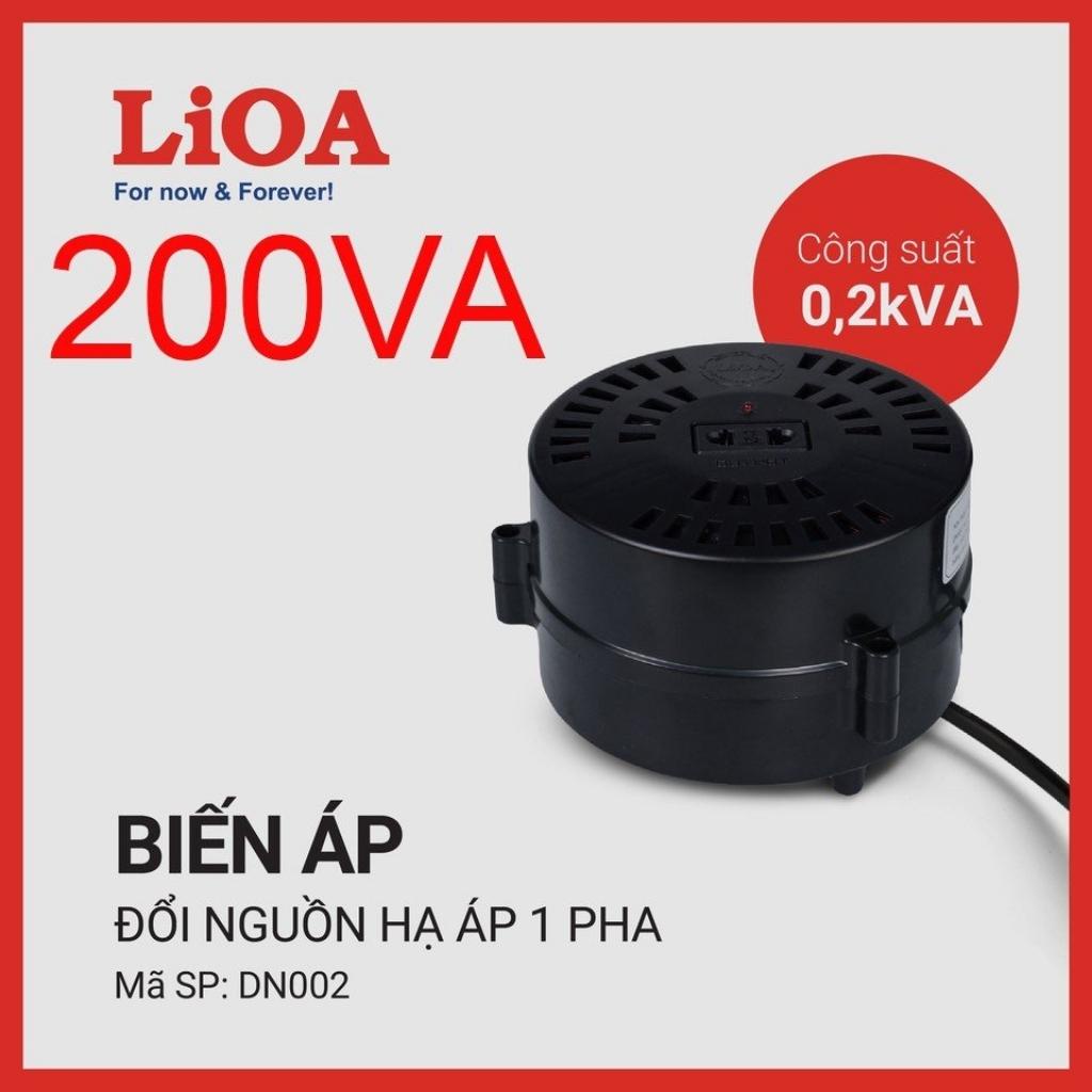 Biến áp đổi nguồn LIOA 1000/1200/1500/2000VA (nguồn vào 220V / nguồn ra 100-120V