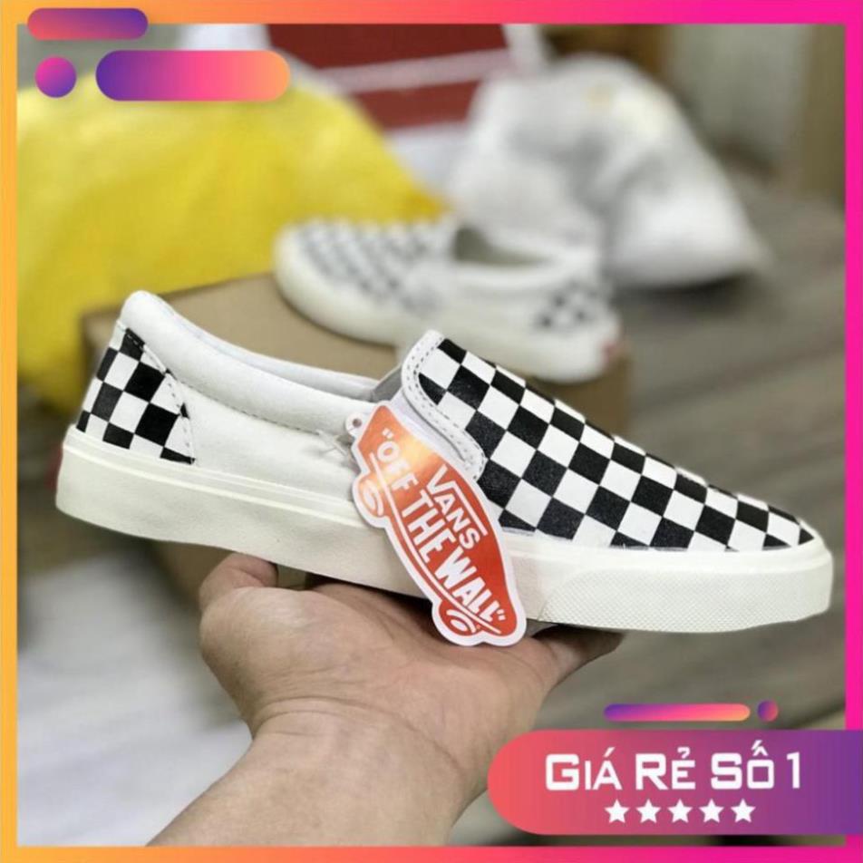 ⚡𝘽𝙖́𝙣 𝙂𝙞𝙖́ 𝙂𝙤̂́𝙘⚡ Giày Vans caro buộc dây hàng đẹp [𝗙𝘂𝗹𝗹 𝗕𝗼𝘅 𝗕𝗶𝗹𝗹]  dành cho nam nữ freeship