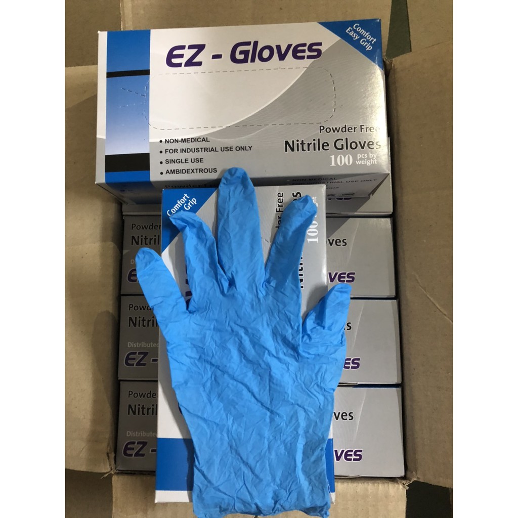 Găng tay y tế không bột Nitrile EZ Gloves - 100 cái