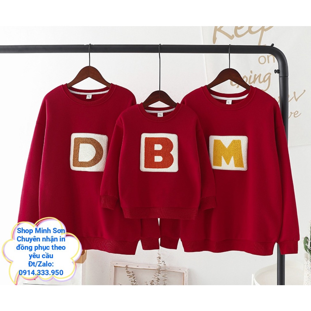 ☃VIDEO ÁO NỈ BÔNG GIA ĐÌNH DAD,BABY,MOM SIÊU ĐẸP , ÁO NỈ SWEATER  LOẠI 1 ĐỦ MÀU ĐỦ SIZE
