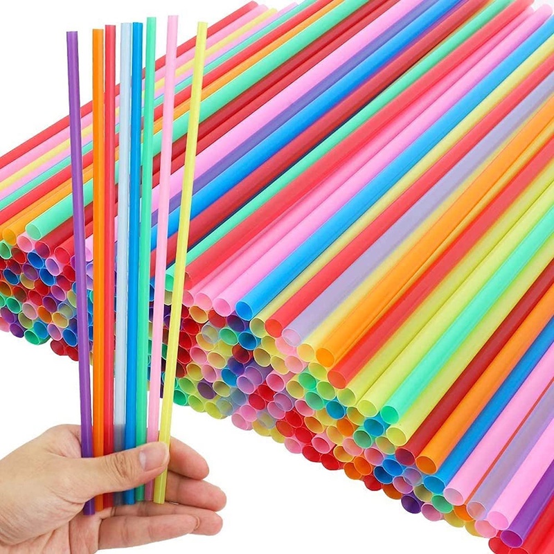 Set 100 Ống Hút Nhiều Màu Sắc Bằng Gỗ Tiện Dụng