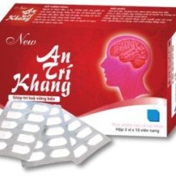 An Trí Khang – Hỗ trợ giúp hoạt huyết và tăng tuần hoàn máu não (Hộp 3 vỉ x 10 viên)