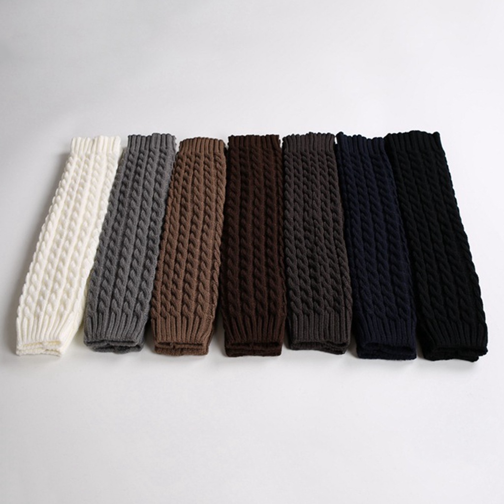 Tất dệt kim giữ ấm chống mài mòn phong cách thu đông thời trang cho nữ